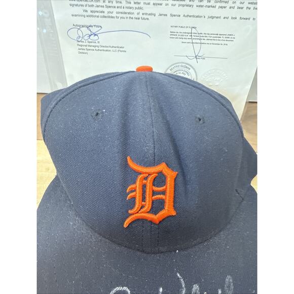 Al Kaline Signed DETROIT TIGERS HAT MLB COA JSA WITH LETTER Blue NE main image 9
